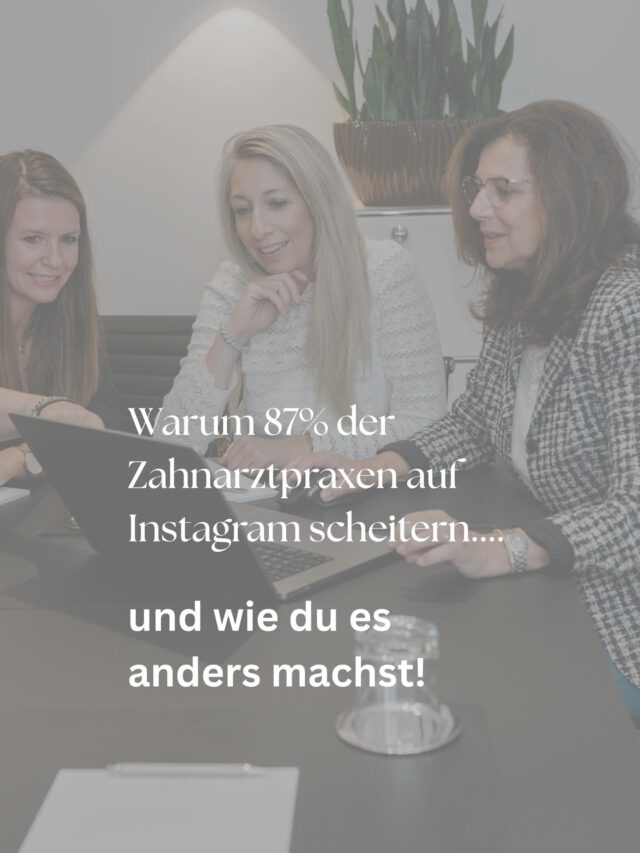 Die meisten Praxen denken, Instagram sei nur „ein bisschen posten“. Doch genau das ist der Grund, warum 87% keinen einzigen Schritt vorankommen. 

Sichtbarkeit entsteht-  heute noch viel mehr - durch ein System, das auf deine Praxis, deine Zielgruppe und deine Region zugeschnitten ist.

Wenn dein Content austauschbar ist, stuft Instagram dich als irrelevant ein. Doch Relevanz entsteht, wenn du zeigst, WER du bist, WEN du ansprichst und WARUM jemand sich für deine Praxis interessiert. Das ist keine Kunst – das ist Strategie. Und jede Praxis kann das lernen.

Stell dir vor, du hättest einen Account, der Vertrauen schafft, Bewerber anzieht und deiner Praxis einen modernen Außenauftritt gibt, der nicht steril, sondern menschlich wirkt. Genau das passiert, wenn du Strukturen nutzt, die Instagram liebt. Und ja – sie sind einfacher, als du denkst.

Kommentiere INSTAGRAM und ich schicke dir alle Infos zu meinem Kurs.

Liebste Grüße

Stephie

#zahnarzt #zahnarztpraxis #zahnärzte #zahnärztin #onlinekurs #instagramfürzahnarztpraxen #onlinesichtbarwerden #onlinesichtbarkeit #socialmediafürzahnärzte
