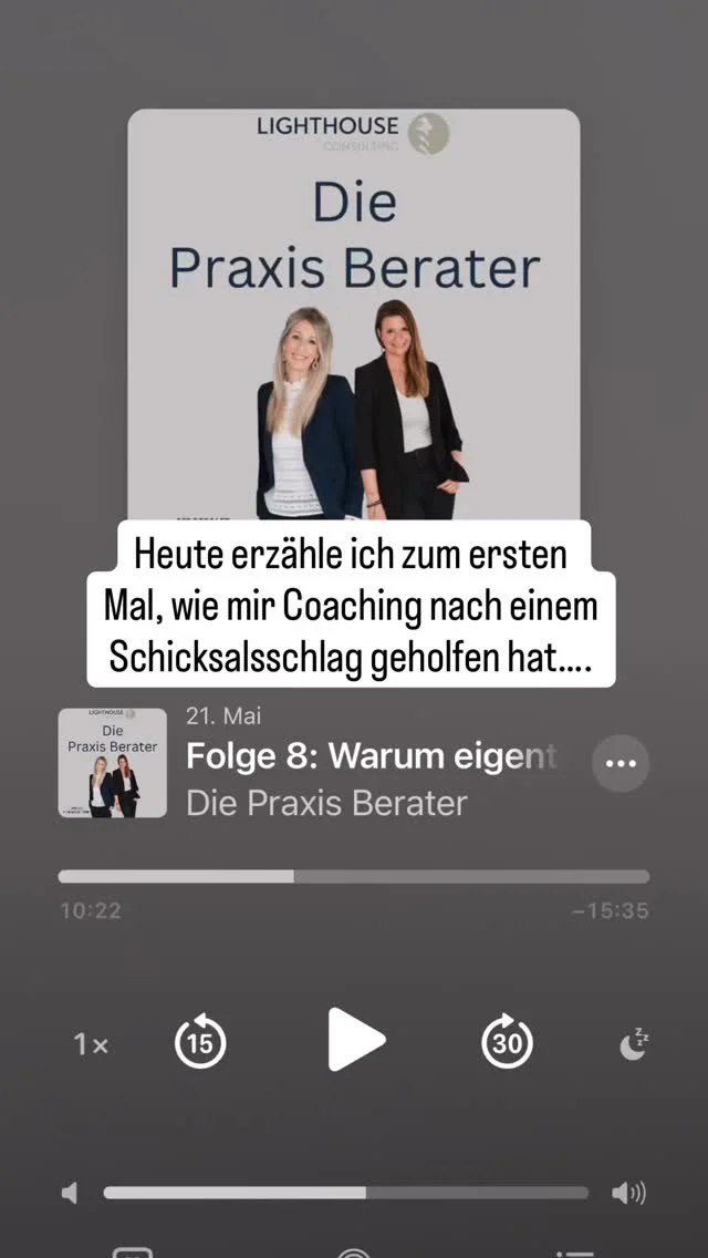 Coaching ist für viele noch ein abstraktes Thema – bis man es selbst erlebt.

In dieser Folge wird es persönlich. Wir sprechen darüber, wie Coaching unser eigenes Leben verändert hat, welche Rolle es in herausfordernden Zeiten gespielt hat und warum wir heute davon überzeugt sind, dass jeder Mensch von einem Coach profitieren kann.

Es geht um Selbstbewusstsein, Ängste, persönliche Entwicklung und die Frage, warum so viele Menschen versuchen, alles alleine zu schaffen – obwohl genau darin oft die größte Blockade liegt.

Außerdem geben wir Einblicke in unsere Arbeit als Coaches und zeigen, wie Coaching dabei helfen kann, Klarheit zu gewinnen, neue Perspektiven zu entwickeln und wieder mehr in die eigene Stärke zu kommen.

Eine Folge für alle, die sich selbst besser verstehen, weiterentwickeln und ihr Leben bewusst gestalten wollen – privat und beruflich.

Teilt den Podcast gerne, damit ihn noch mehr Menschen hören können 🙏

Link zum Podcast findet ihr in der Bio